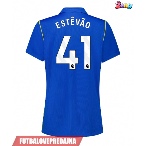 Lacne Ženy Futbalové dres Chelsea Estevao Willian #41 2026-27 Krátky Rukáv - Domáci